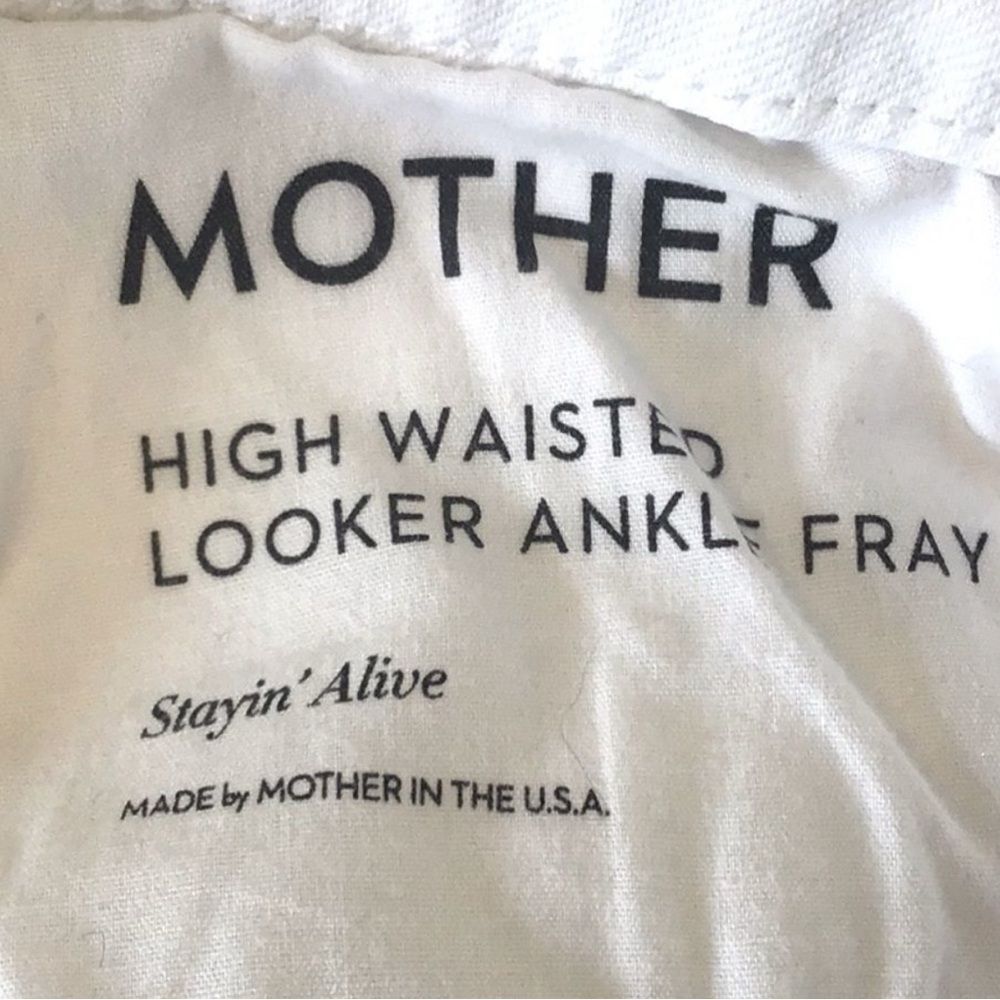 MOTHER High Waisted Looker Ankle Fray Size 29 - Picture 9 of 13
